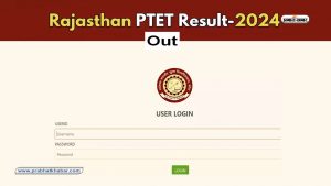 Rajasthan PTET Results 2024