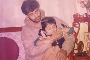 akshara singh childhood photo