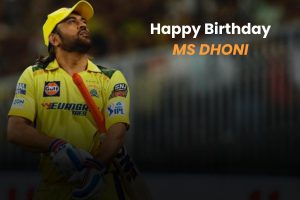 Happy Birthday MS Dhoni