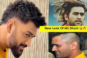 ms dhoni hair cut style