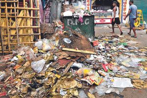 shravani mela garbage in deoghar city