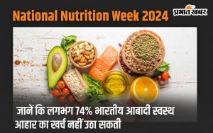 Know on National Nutrition Week 2024 that almost 74% of Indian population cannot afford a healthy diet