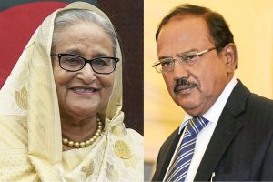 Ajit Doval met Sheikh Hasina