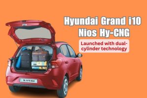 Hyundai grand i10 cng with dual cylinder tech