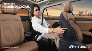 Bold new Hyundai Alcazar इंटीरियर की डिटेल्स आई सामने