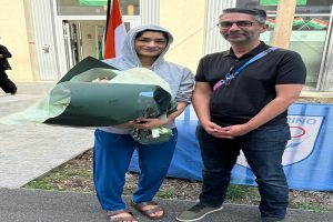 Vinesh Phogat with Abhinav Bindra