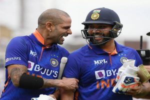 Shikhar Dhawan and Rohit Sharma