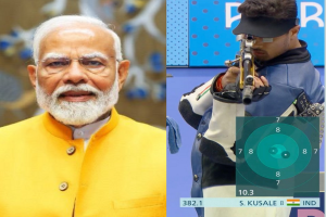 PM Modi today called shooter Swapnil Kusale and congratulated him