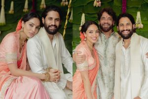 Naga Chaitanya and Sobhita Dhulipala Engagement pics