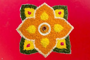 Flower Rangoli design