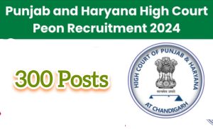 Punjab and Haryana High Court Peon Recruitment 2024