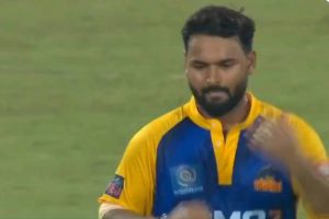 Delhi Premier League: Rishabh Pant Bowling