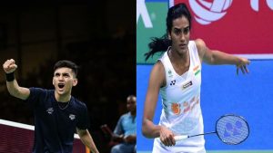 Japan Open: Lakshya Sen (L) and PV Sindhu (R)