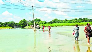 Flood Threat in Ballia