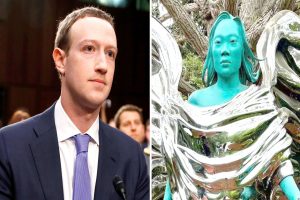 mark zuckerberg reveals wife priscila chan statue