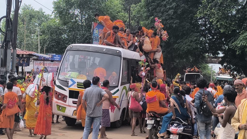 Shravani Mela Vehicles In Deoghar