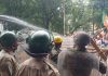 Tear Gas Water Canon On Bjp Yuva Aakrosh Rally