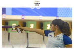 Manu Bhaker will compete in the qualification rounds of the women's 25m pistol shooting events at the Paris Olympics.