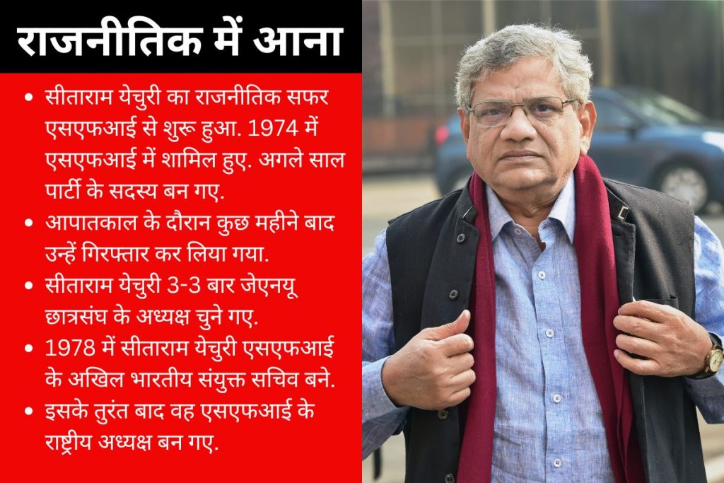 ेsitaram yechury in politics