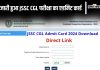 Jssc Cgl Admit Card Released