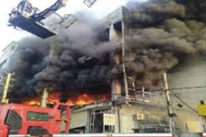 Fire broke out in Delhi textile factory