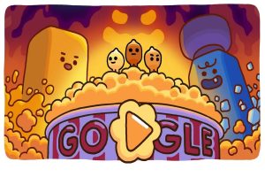 Google Doodle Today Popcorn Game