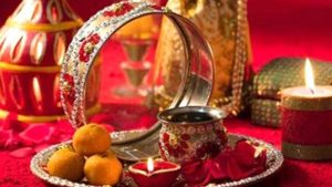 Karwa Chauth Puja Thali