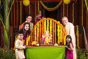 Ganesh Chaturthi decoration ideas at home