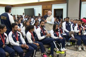 PM Modi meets Paralympic medal winners