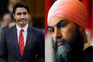 Justin Trudeau and Jagmeet Singh