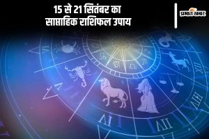 Weekly Horoscope 15 to 21 September 2024 Upay