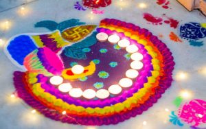 Navratri Rangoli Design