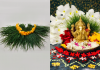 Garland Of Durva Grass To Offer To Lord Ganesha