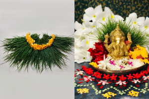 Garland of Durva Grass to Offer to Lord Ganesha