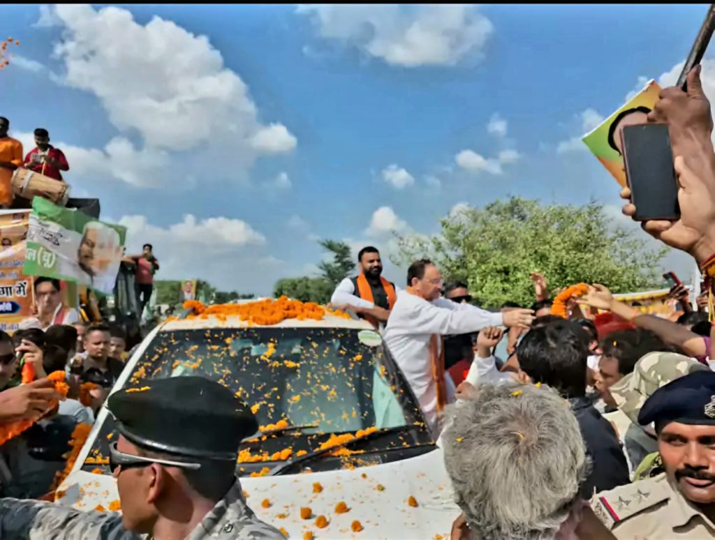 Jp Nadda In Darbhanga