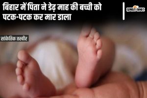 samastipur crime news | Samastipur News: In Bihar, father beats his own one and a half month old daughter to death