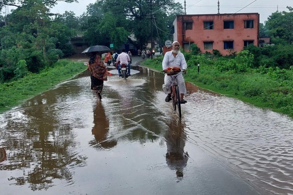 Water Logging On Raod Kharsawan