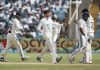 Pune: Nzs Mitchell Santner Celebrates With Teammates After Wicket Of Rohit Sharma. Credit: Pti