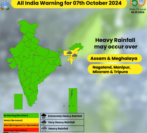 7 October Rain Alert