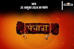 Aaj Ka Panchang Tithi 25 October 2024 in Hindi