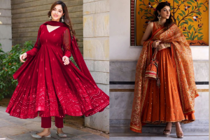 Bhai Dooj 2024 Anarkali look: भाई दूज पर पहनें ये अनारकली सूट, एथनिक लुक में लगाएं चार चांद