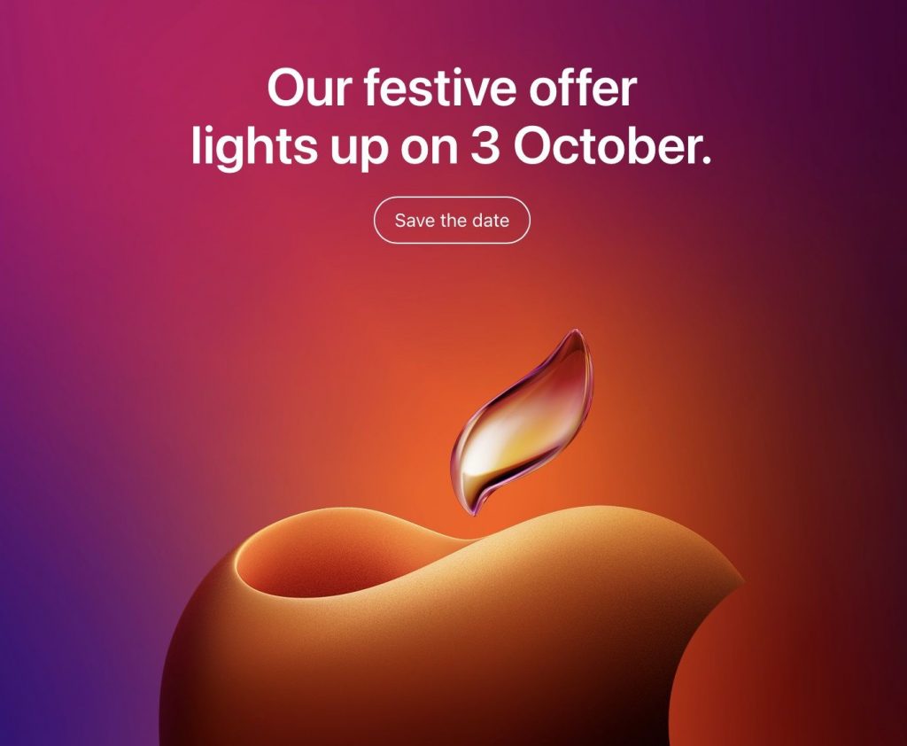 Apple Diwali Sale Oct 3