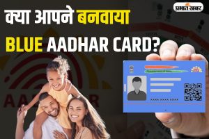 BLUE AADHAR CARD