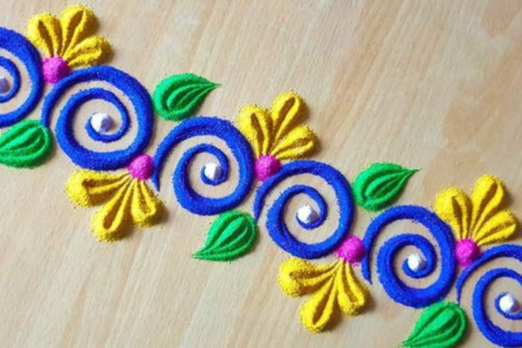 Border Rangoli Design 1