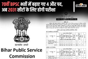 BPSC 70th Exam