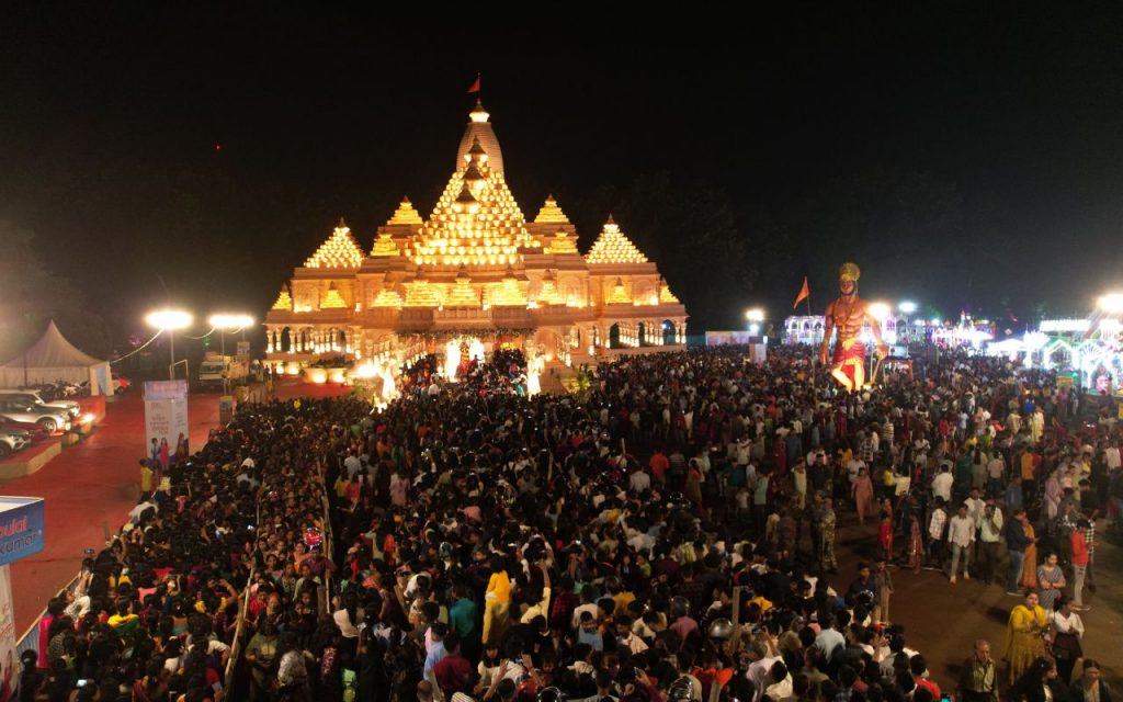 Durga Puja In Ranchi Ram Lala Puja Pandal Old Jharkhand Assembly Dhurva