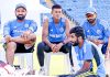 Team India During Practice Session At Pune. Credit: Bcci/X