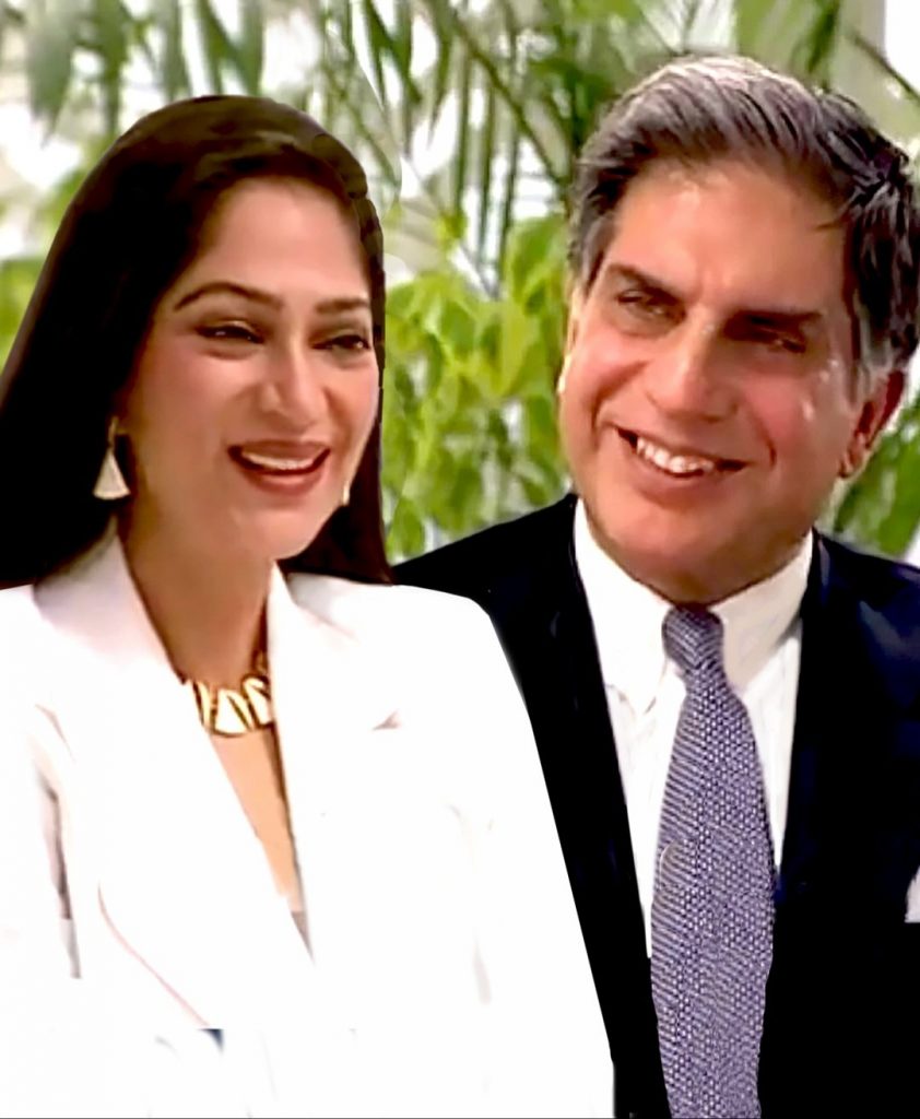 Simi Garewal And Ratan Tata 