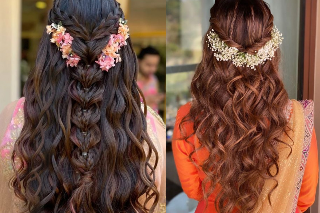 Karwa Chauth Gajra Hairstyle 3