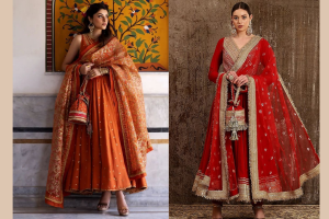 Karwa Chauth Suit Design: करवाचौथ पर पहनें ये डिजाइनर सूट: दिखें ट्रेडिशनल और स्टाइलिश